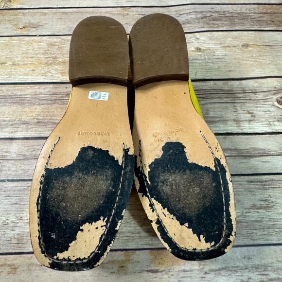 Rachel Comey Womens Banana Yellow Patent Leather Annie Loafer Slip On Shoes 7 - Picture 7 of 9
